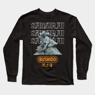 Samurai IV - Samurai Warrior - Bushido Kanji - Japan Japanese Long Sleeve T-Shirt